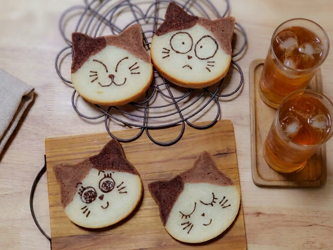 にゃんこ食パン